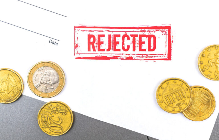 Loan application rejected due to financial eligibility issues